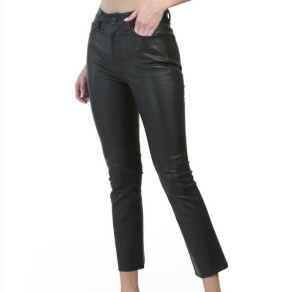 7 for all mankind faux leather pants
